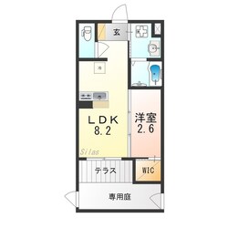 リアコート上新庄の物件間取画像